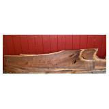 2 live edge walnut planks, 100'x22'x1-1/8'thick; a