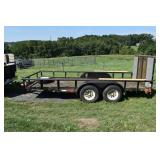 2001 Big Tex tandem axle 16'x6.5' landscape equipm