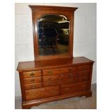 Pennsylvania House solid oak 8 drawer double dress