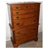 Pennsylvania House solid oak 6 drawer chest on che
