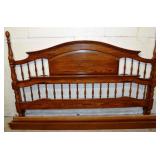 Pennsylvania House solid oak king size bed frame 5