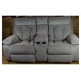 Mitchiner allover upholstered manual reclining lov