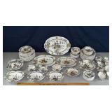 107 pcs. Alfred Meakin Medway Dï¿½cor Dark Brown Mul
