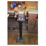 Craftsman 1/2hp bench grinder with light mounted o