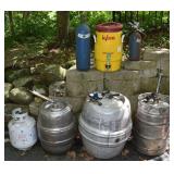 Lot: C. Schmidt & Sons beer keg, 2 half kegs, two