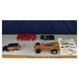 Cox Engine Powered dune buggy and 3 diecast model
