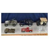 6 assorted Jeep models; as is