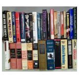 33 books: Churchill, Hitler, Russia, Japan, etc.;