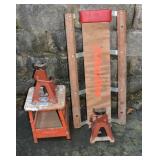 Auto Zone creeper, Hirsch Tool Stool, 3 Ton jack s