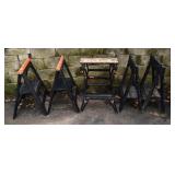 B&D Workmate 225, Stanley saw horses, ZAG saw hors