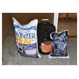 Nearly 120lb of assorted ice melt; as is