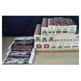 18 assorted Hess trucks 1995-2008; as is
