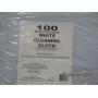 100 white cleaning cloth