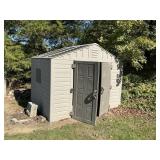 US Leisure 8ftx10ft Outdoor storage shed
