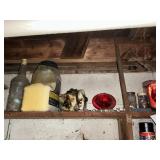 Trailer lights- disc- ice melt- misc shelf lot