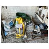 Hand seeder- grass seed - misc bag lots