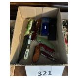 Misc box lot pin knives