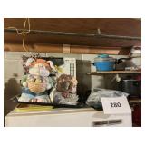 TV base- misc decor items