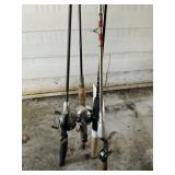 4- Fishing rods lot