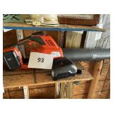 Husqvarna 230iB  blower w/ charger dock- like new