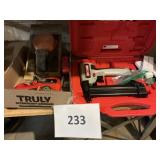 Craftsman nail gun- light- straps lot