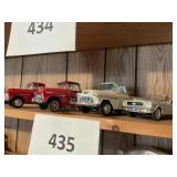Collector model mustang- 3- pickup trucks lot of 4