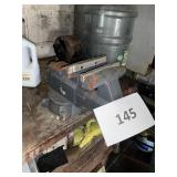 Large table vice- motor- water jug