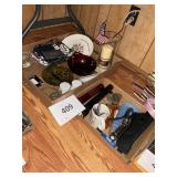 Flash lights- brushes-glassware lot 2 boxes