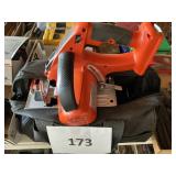 Fire Storm  power saw- charger- battery case