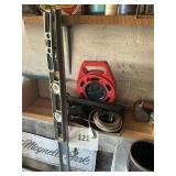 Misc cords- ext reel- multi outlet lot