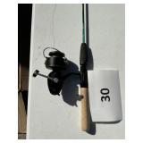 Mitchell 300 reel-Shakespere rod
