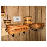 Lonagaberger basket lot of 4