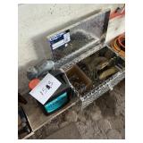 Engine oil- diamond plate box- straps- hooks-chain