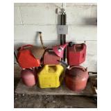 Pump- sprayer- gas cans- planter lot
