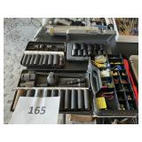 3- Socket sets-case- electric items lot