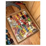Various cars- some Matchbox 3- boxes