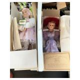 2-porc Heritage dolls NIB