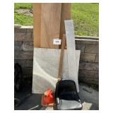 Doors- wall pcs- tractor seat- traffic cone lot