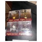 Elgin collector mini clocks NIB 4 ct