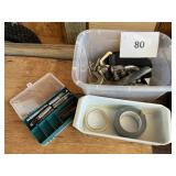 Tote- tray- hardware lot -punches
