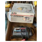 Oil extraction pump- battery charger 1.5 AMP