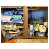 Linens- cleaners- misc lot