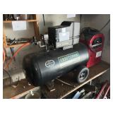 Craftsman 6HP 33 Gal air compressor w/ hose-reel