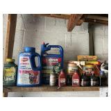 MIsc  lot - lawn meds- cleaners- oils- sprays