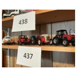 Collector model tractors-jeep- tanker truck 4 ct