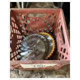 Crate lot- saw blades