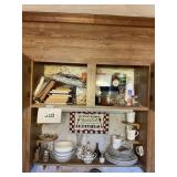 Cookbooks- Corelle dishes- Bags-  Cartoon glasses