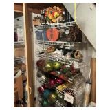 Misc seasonal decor lot- boots- misc