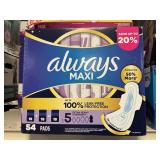 Always maxi 54 pads