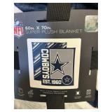 NFL Cowboys 60inx70in plush blanket